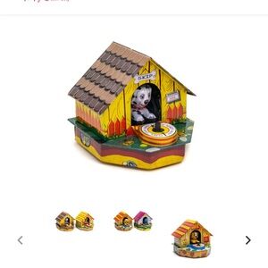 665 Germany brand Dog Coin Bank - tin treasures